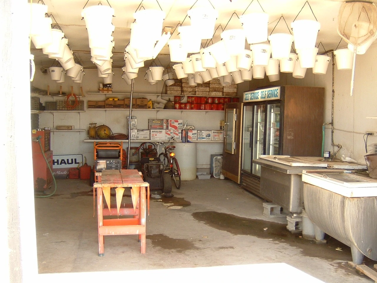 Bait Store Interior